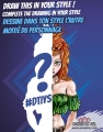 Gaïane - Draw this in your Style - Dessine l\'autre moitié !