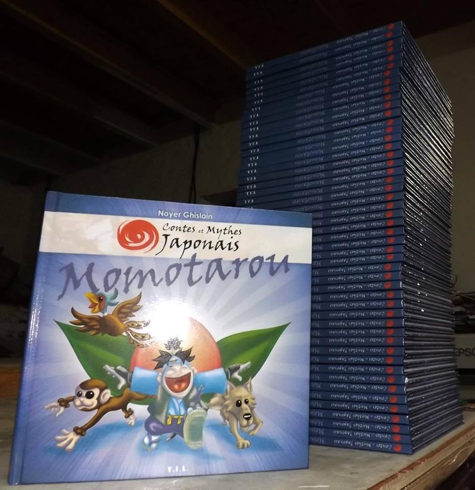 Pile de Livres Contes et Mythes Japonais - Momotarou